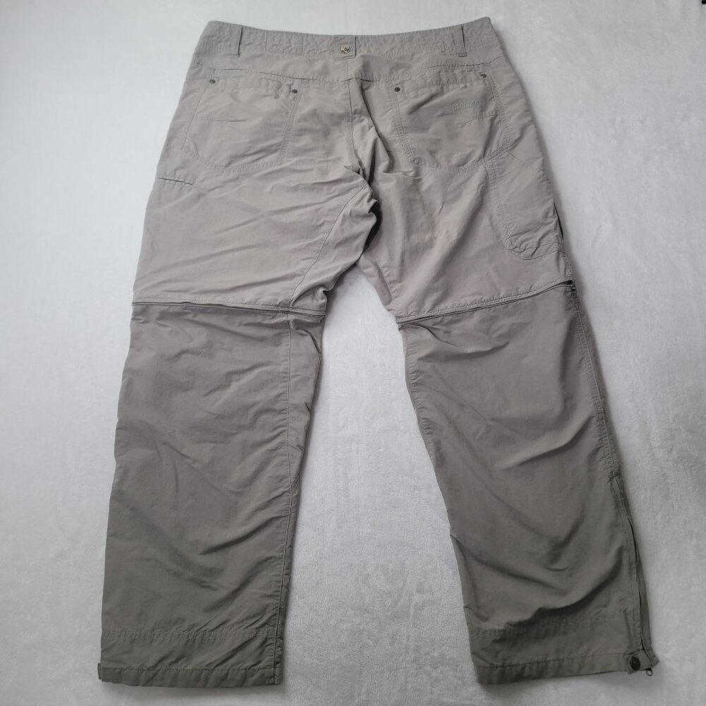 KUHL Liberator Convertible Stealth Men's Beige Zip Off Outdoor Pants Size 40X30 - Picture 2 of 12